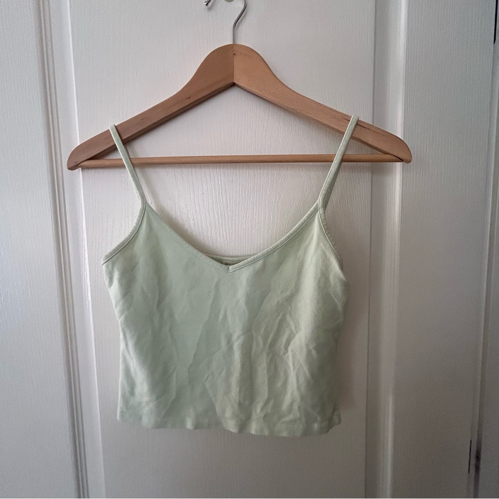John Galt Women’s One Size Pale Pistachio Crop Tank